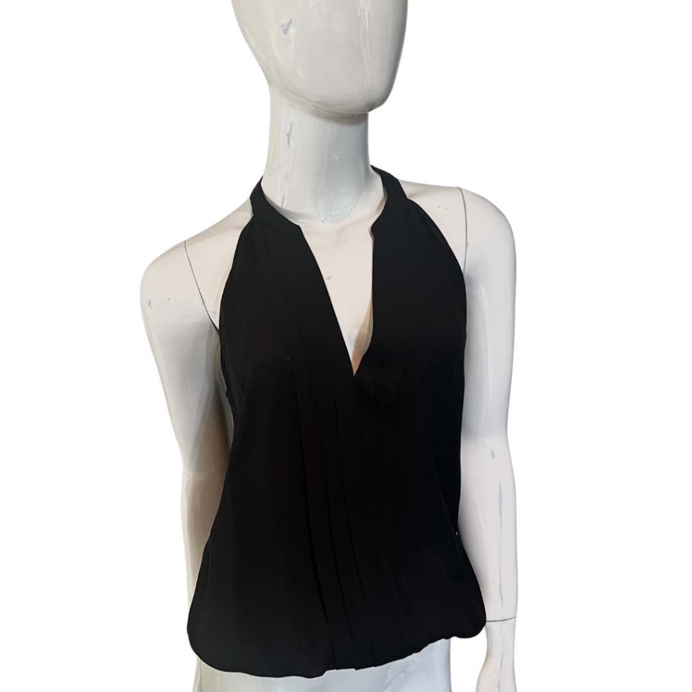 Joie Black Silk Sleeveless Blouson Top - Medium